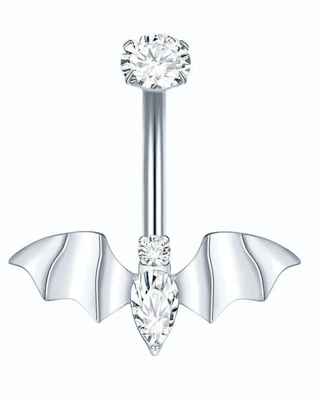 1Pc Titanium Zircon Belly Button Ring Round Heart Flower Navel Piercing Nombril Jewelry 14G Belly Piercing Ombligo