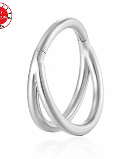 Septum Piercing Nose Ring for Women Piercing for The Ears Tragus Lip Zircon Jewelry Ladies Sexy Perforated Labret Body Jewelry