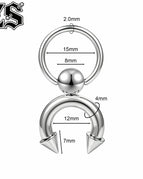 Style 2 / Nipple Rings / 2 pieces|body