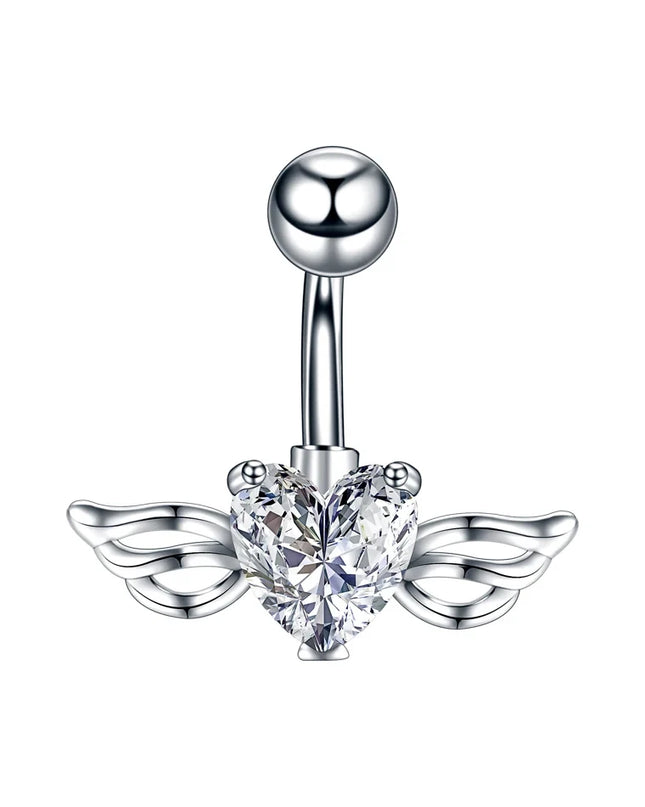 1Pc Surgical Steel Belly Button Ring Navel Nombril Piercing CZ Belly Ring Sexy Women Belly Piercing Body Jewelry Ombligo 14G