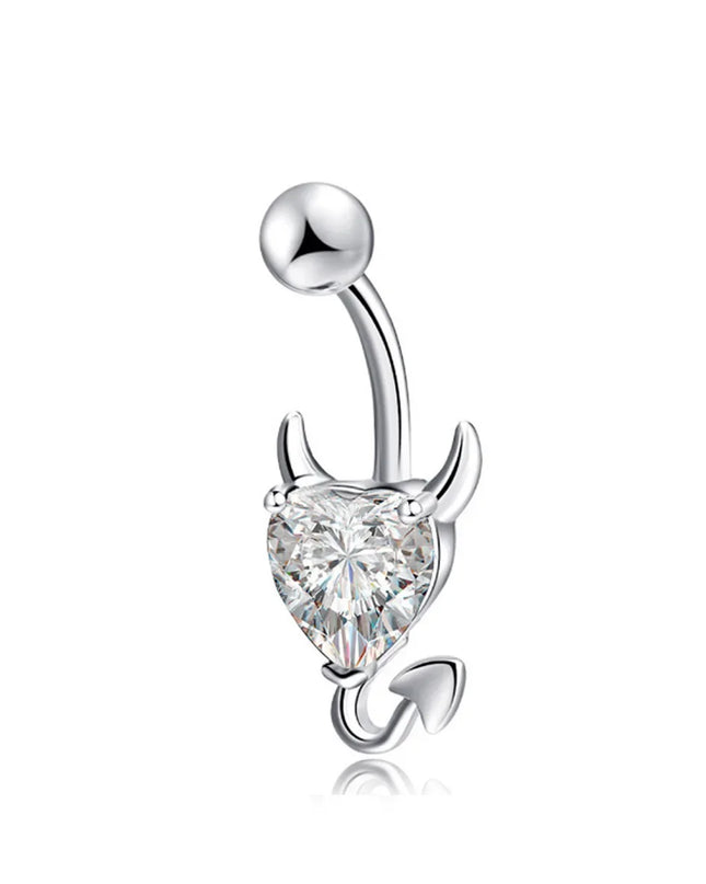 1PCS Bat Belly Button Piercing Jewelry 14G Claw Belly Ring Body Piercing Bee Navel Piercing Heart Belly Bars Piercings Ombligo