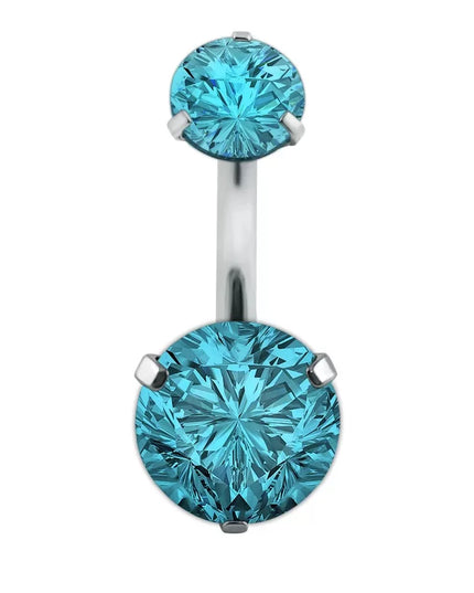 2023 Zircon Belly Button Rings for Women Girls Sexy Piercing Navel Ring Bar Drop Dangle Belly Navel Rings Ashion Body Jewelry