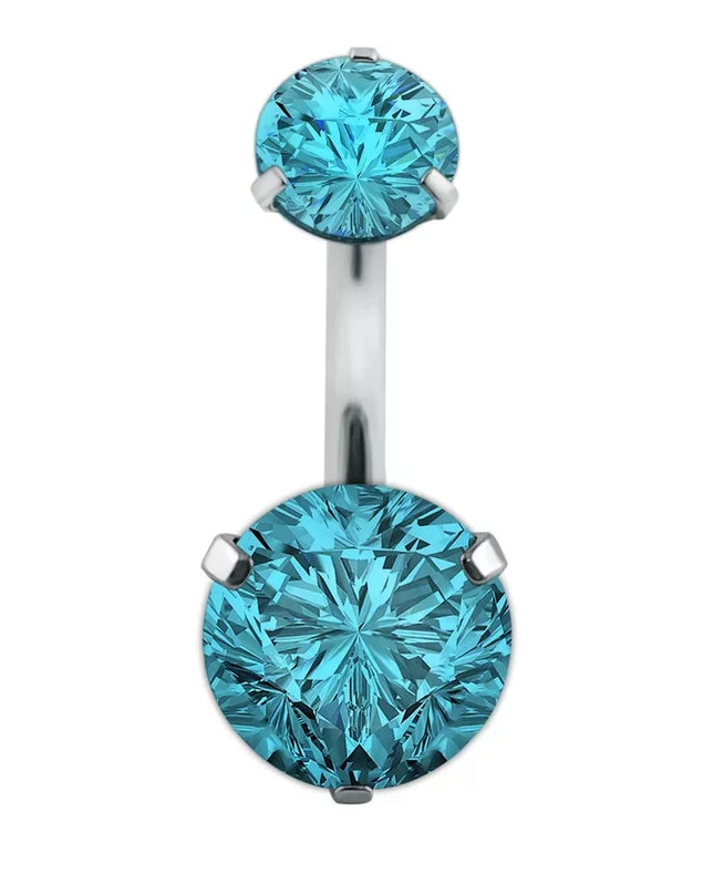 2023 Zircon Belly Button Rings for Women Girls Sexy Piercing Navel Ring Bar Drop Dangle Belly Navel Rings Ashion Body Jewelry