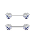 2794-SR / Nipple Rings / body|Moon