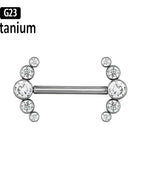 Nipple ring B / Nipple Rings / 14G 1.6X16mm|body