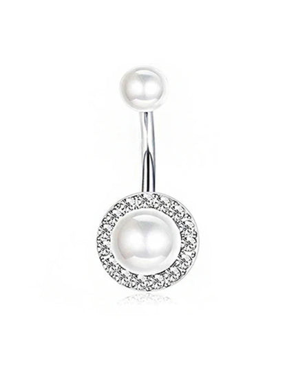 10 Style Belly Button Rings for Women Men Stainless Steel Navel Rings CZ Body Piercing Jewery 14G