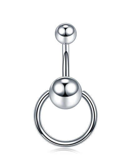 1PC Stainless Steel Belly Button Piercing Body Jewelry Women Cubic Zirconia Drop Dangle Earring Navel Piercing ombligo