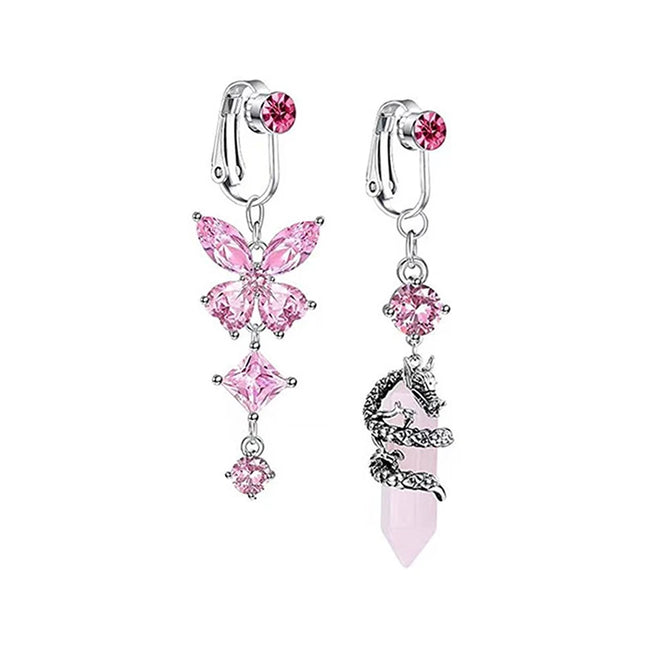 1Pcs Heart Belly Button Rings Pink 14G Women Fashion Belly Ring Dangle Cz Butterfly Punk Spider Navel Piercing Barbell Pircing