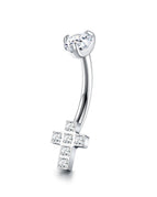 style 5 / Navel & Bell Button Rings / 14G(1.6mm)|body|Curved barbell