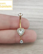 Belly Button Ring D / Navel & Bell Button Rings / 14G 1.6X10mm