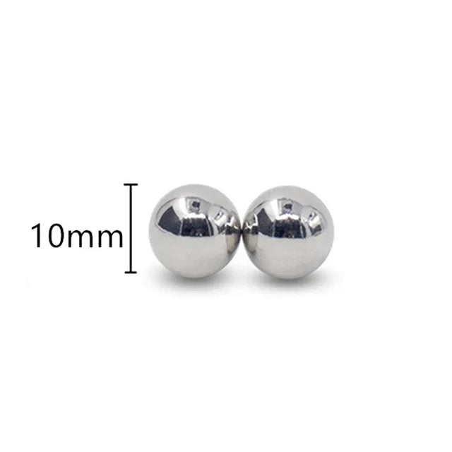 1Pair Ultra Powerful Magnet Nipple Piercing Women Balls Clamps Strong Magnetic Clitoris Bondage Sexy Body Piercing for Couple