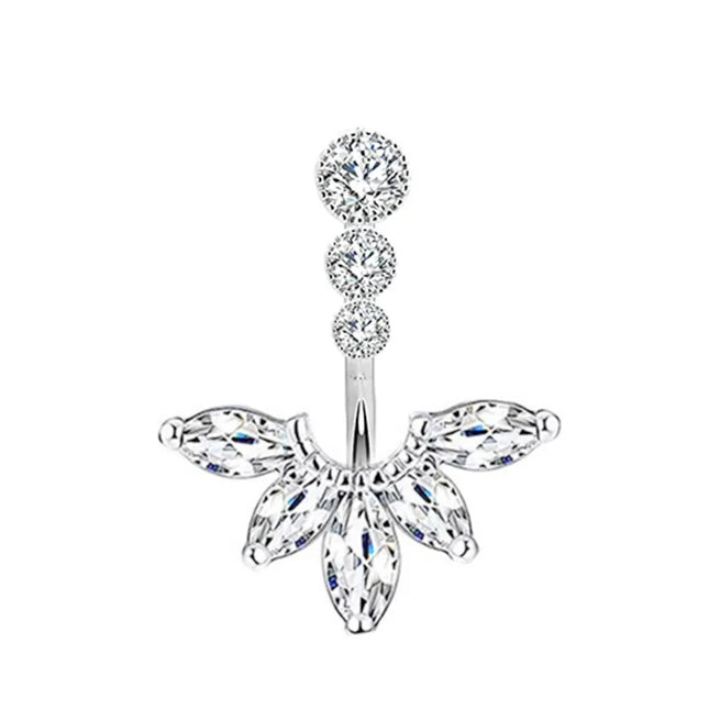 1PCS Butterfly Belly Button Piercing Jewelry 14G Heart Belly Ring Body Piercing Bee Navel Piercing Belly Bars Piercing Ombligo