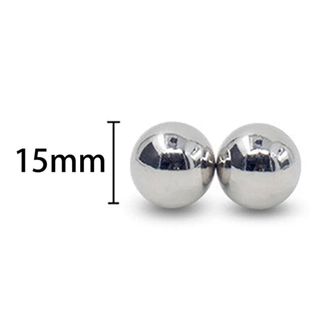 1 Pair Non Piercing Powerful Magnet Nipple Piercing Women Balls Clamps Strong Magnetic Bondage Sexy Body Piercing For Couple