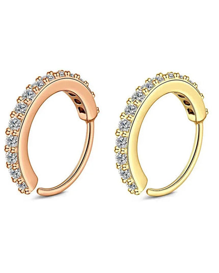 1/2/3pcs Fake Nose Ring For Women Stainless Steel Round Cartilage Tragus Helix Ear Nose Piercing Falso Nariz Body Jewelry