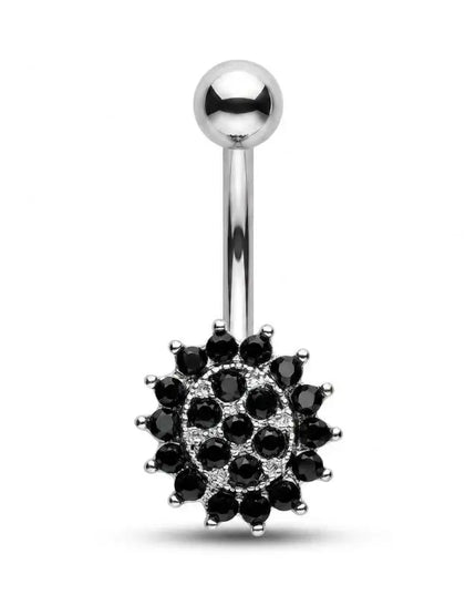 Belly Button Rings Mixed Purple Zircon Dangle Design Stainless Steel Durable Navel Rings for Daily Outfit Matching