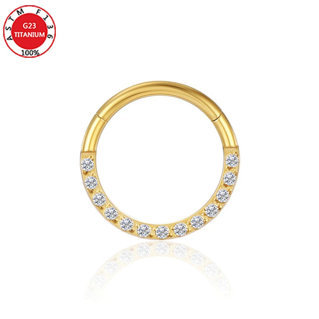 Septum Piercing Nose Ring for Women Piercing for The Ears Tragus Lip Zircon Jewelry Ladies Sexy Perforated Labret Body Jewelry