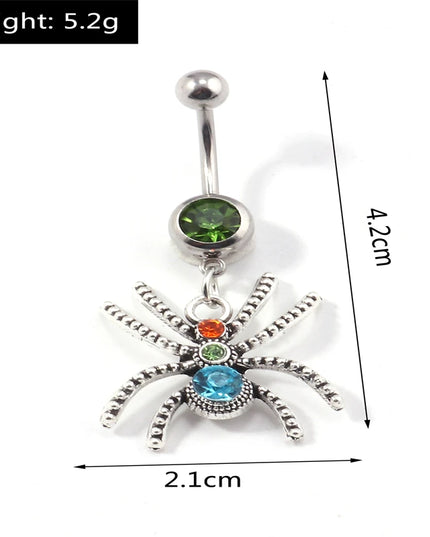 Cute Christmas Tree Belly Button Rings for Women Sexy Piercing Body Jewelry Navel Rings Girls Party Festival Jewelry Gifts