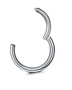 Steel Color / Nose Rings & Studs / 6PCS 18G 6mm|Ears|Hoop