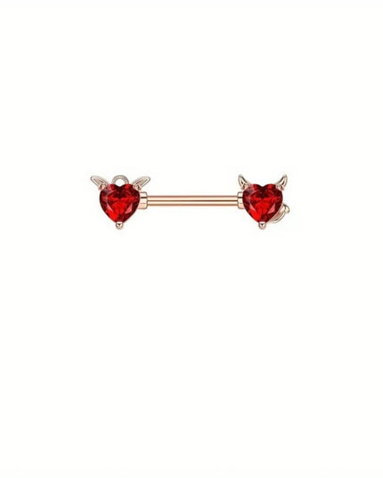 BESTEEL Belly Button Rings Stainless Steel Nipple Rings 14G Navel Barbell Belly Piercing Nipple Piercing Jewelry for Women