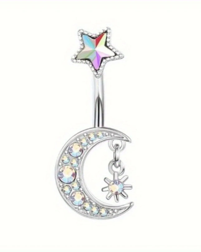 Drperfect Stainless Steel Nipple Rings Belly Button Rings for Women Butterfly Nipple Rings Belly Ring  Nipple Piercing Jewelry