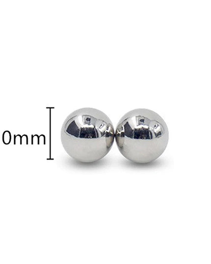 1 Pair Non Piercing Powerful Magnet Nipple Piercing Women Balls Clamps Strong Magnetic Bondage Sexy Body Piercing For Couple