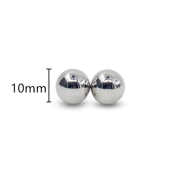 1 Pair Non Piercing Powerful Magnet Nipple Piercing Women Balls Clamps Strong Magnetic Bondage Sexy Body Piercing For Couple