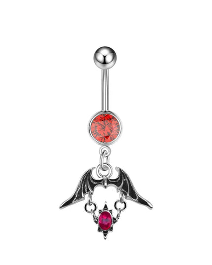 1PCS Bat Belly Button Piercing Jewelry 14G Claw Belly Ring Body Piercing Bee Navel Piercing Heart Belly Bars Piercings Ombligo