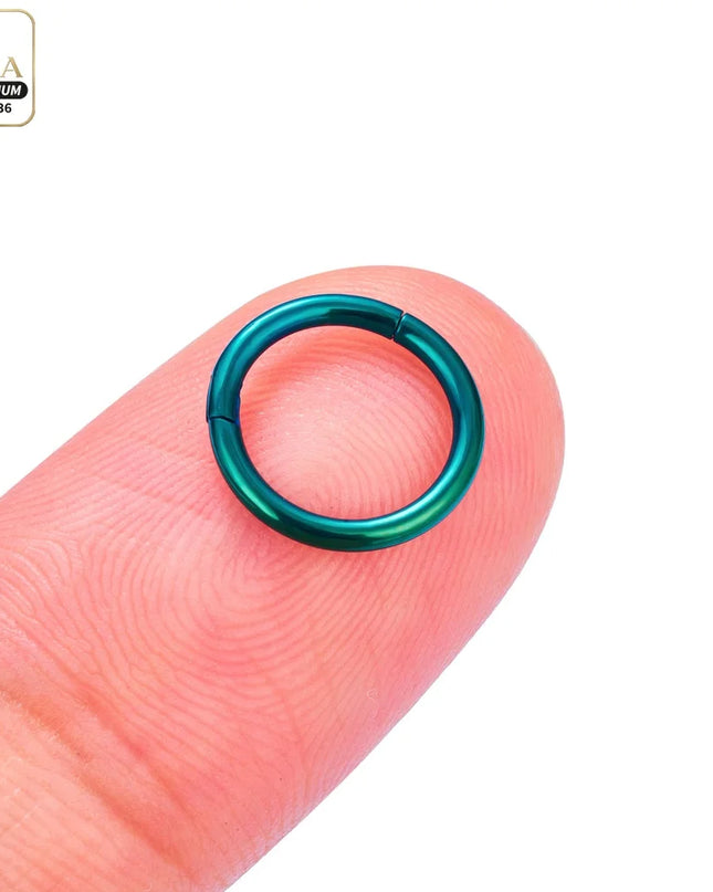 Nose Rings G23 Titanium Lip Ring For Women And Men Piercing Jewelry Hoop Earrings Mixed Color Body Clips Hinged