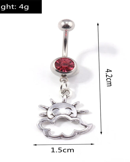 Cute Christmas Tree Belly Button Rings for Women Sexy Piercing Body Jewelry Navel Rings Girls Party Festival Jewelry Gifts