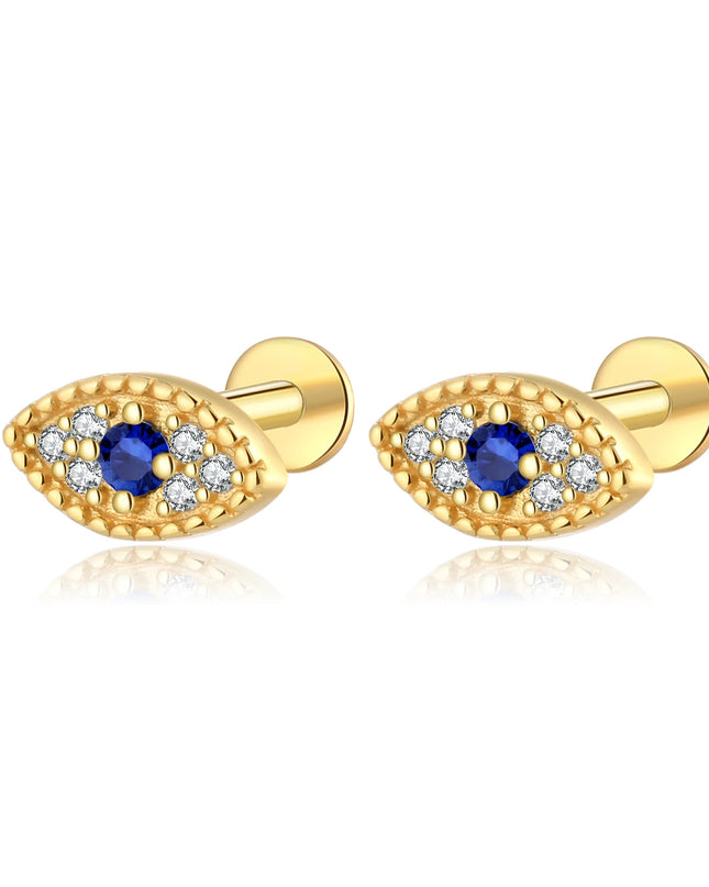 ANDYWEN 925 Sterling Silver 6mm Proud Milky Way  Queen Flash Baby Angel Piercing Screw Pendientes Stud Earring Women Clips Jewel