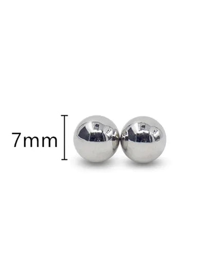 1Pair Ultra Powerful Magnet Nipple Piercing Women Balls Clamps Strong Magnetic Clitoris Bondage Sexy Body Piercing for Couple