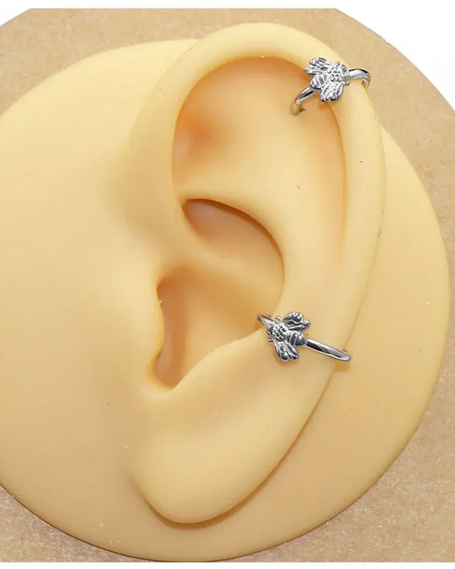 Nose Rings Hinged Segment Daith Hoop Rings Snake Bee Nose Ear Cartilage Ring Lip Septum Piercing Jewelry