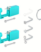 Silvery / Nose Rings & Studs / Face|Geometric