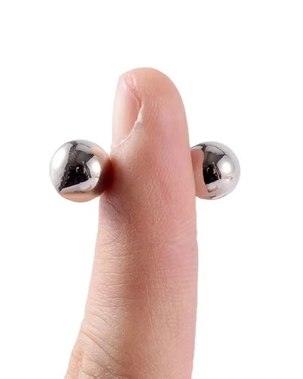 1 Pair Non Piercing Powerful Magnet Nipple Piercing Women Balls Clamps Strong Magnetic Bondage Sexy Body Piercing For Couple