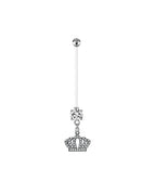 Curved barbell / Navel & Bell Button Rings / Surface and Dermal|Style 5