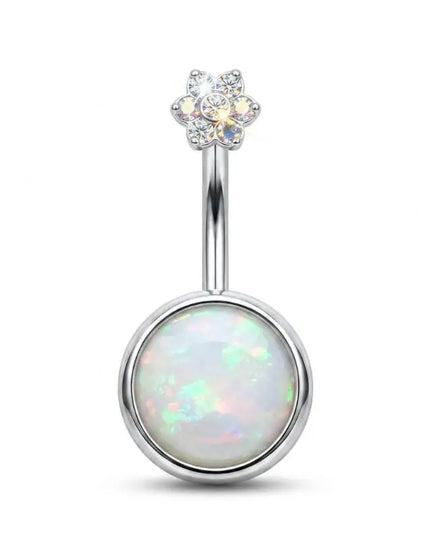 Belly Button Rings Mixed Purple Zircon Dangle Design Stainless Steel Durable Navel Rings for Daily Outfit Matching