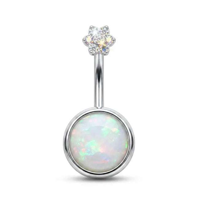 Belly Button Rings Mixed Purple Zircon Dangle Design Stainless Steel Durable Navel Rings for Daily Outfit Matching
