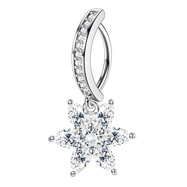 Exquisite Butterfly Belly Button Sexy Body Piercing Jewelry For Women Zircon Navel Barbell Fashion Belly Rings Gifts