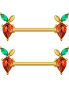 3460-GD / Nipple Rings / body|Heart