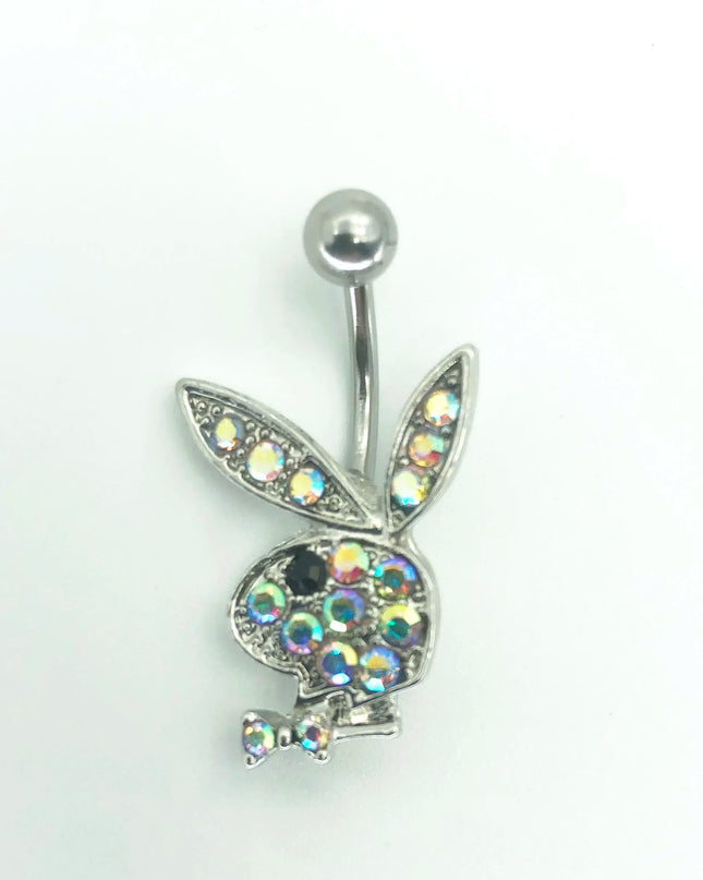 Belly Button Rings for Women Bunny Navel rings Gold color Rabbit Belly Rings Gem stone Belly Piercing Jewelry Body Jewelry