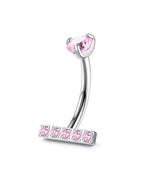style 6 / Navel & Bell Button Rings / 14G(1.6mm)|body|Curved barbell