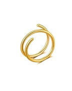 Hoop / Gold-1PC / Ears|0.8x8mm|Nose Rings & Studs