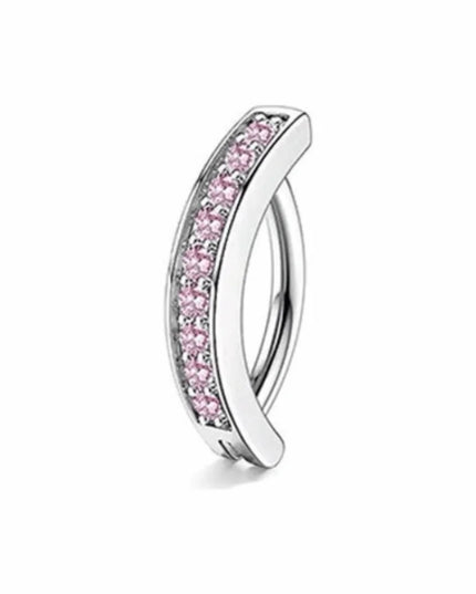 Stainless Steel Zircon Belly Button Rings Women Sexy Butterfly Gem Navel Piercing Stylish Gold Silver Shiny Body Jewelry Gifts