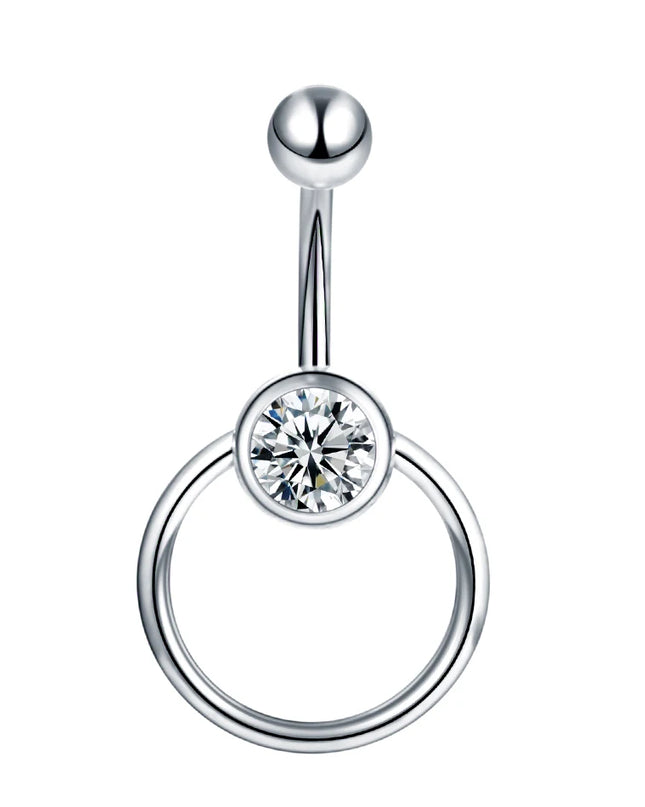 1Pc Surgical Steel Belly Button Ring Navel Nombril Piercing CZ Belly Ring Sexy Women Belly Piercing Body Jewelry Ombligo 14G