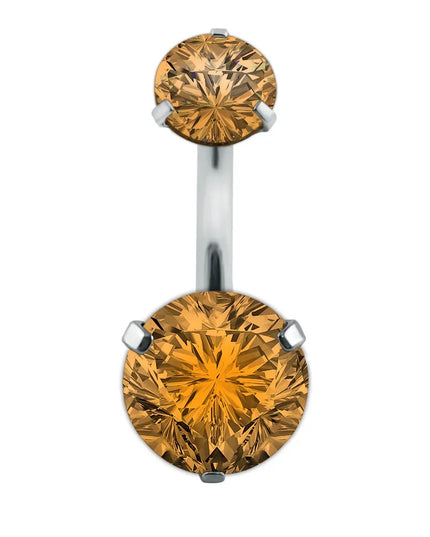 Steel Belly Button Rings for Women Girls Crystal Piercing Navel Ring Bar Drop Dangle Body Belly Navel Fashion Body Jewelry