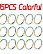 15PCS Colorful / 1.2x8mm