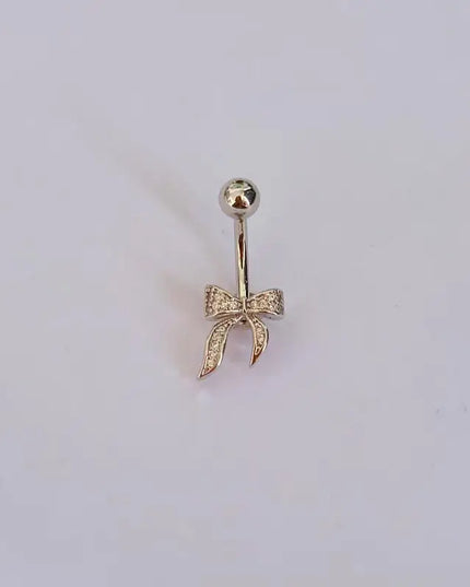 Bow Belly Button Ring Navel Piercing Sexy Belly Rings Body Piercing Navel Rings