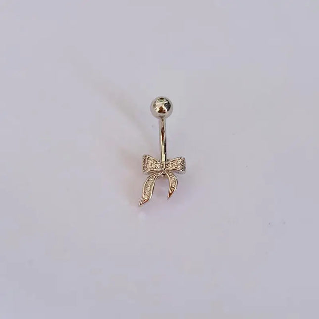Bow Belly Button Ring Navel Piercing Sexy Belly Rings Body Piercing Navel Rings