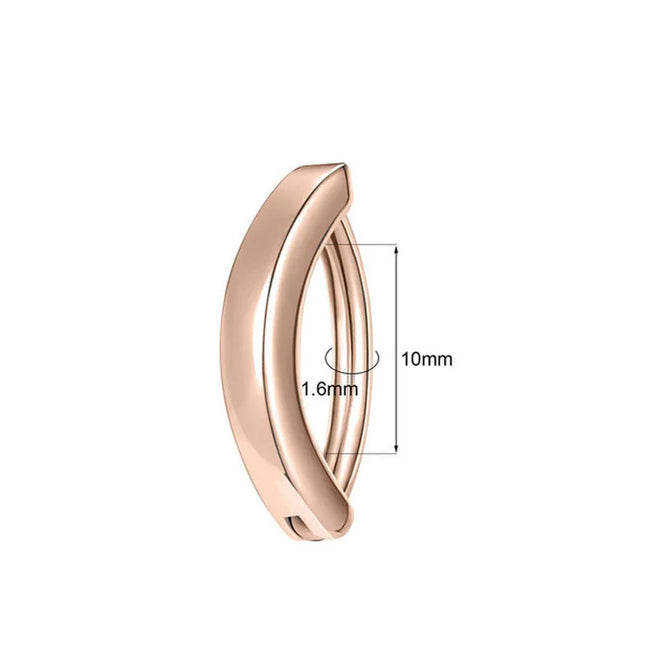 1Pc Navel Piercing Perforated Minimalist Pierced Belly Button Ring Anti-allergy Copper Belly Button Ring Body Piercing Umbilical