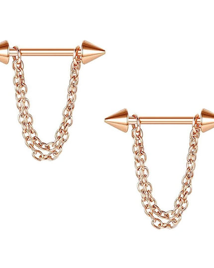 1 Pair Heart Barbell Nipple Ring Piercing Helix Piercing Sexy Nipple Jewelry High Quality Zircon Nipple Rings For Women Oreja
